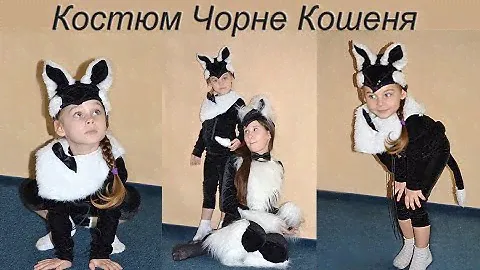 Костюм Черного Котенка. Карнавальные Костюмы. Прокат Киев.