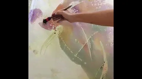 Горячий батик ARTTALAI. Наносим красочный слой.