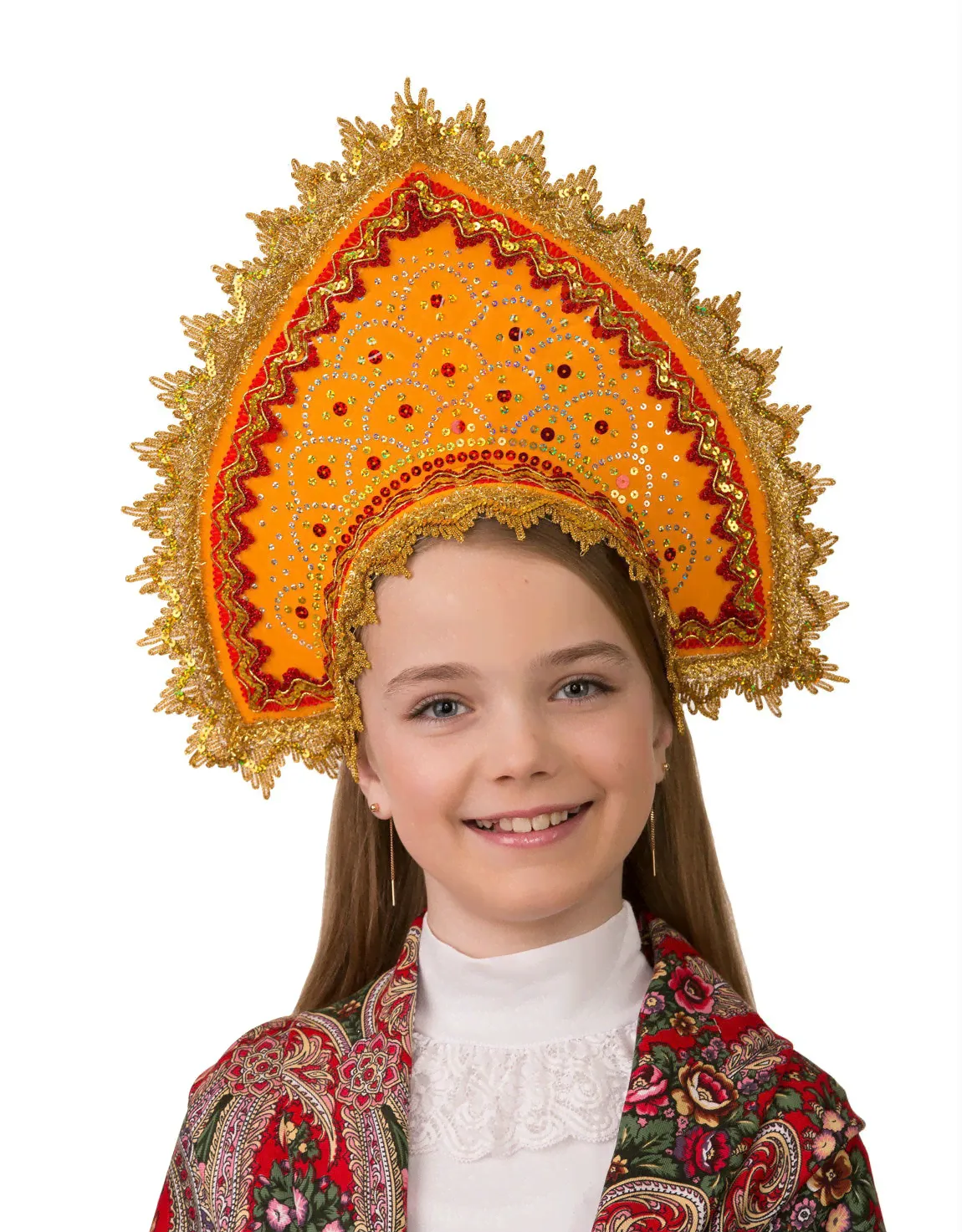 Кокошник Янтарный детский Батик 5415 Batik-0