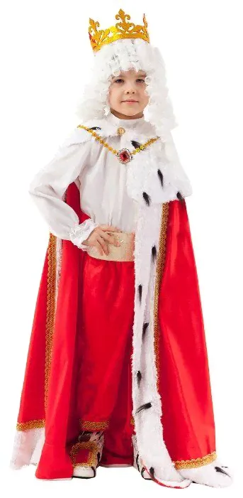 Костюм Батик Король (2090 к-20), красный/белый, размер 134-68