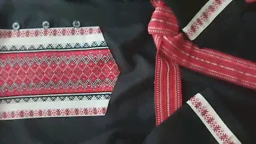 косоворотка мужская Боримир (черная)