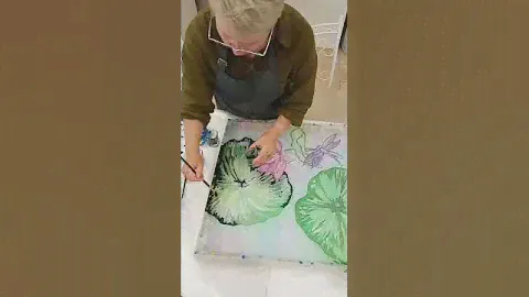 Мастер-класс в студии батика - изучаем горячий батик #батик #silkpainting #batik