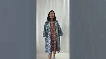 Haori : Batik Robe - batik tulis - Alas Alasan #batik #naturaldyes #haori