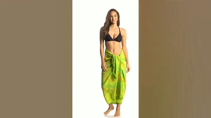 Batik Bali Lime Sarong | SwimOutlet.com