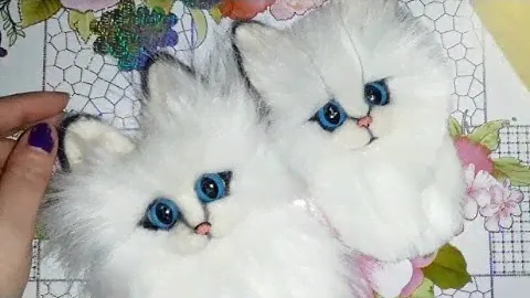 Звероварежки мастер класс!Кошечки.